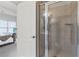 Large walk-in shower with glass enclosure at 3352 Forest Vista Dr, Dacula, GA 30019