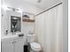 Clean bathroom with white vanity and shower/tub combo at 1847 Elmwood Dr, Austell, GA 30106
