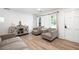 Living area featuring hardwood floors and neutral tones at 1847 Elmwood Dr, Austell, GA 30106