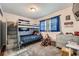 bedroom with a bunk bed and ample storage at 4809 Hemlock Sw Dr, Austell, GA 30106