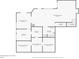 Unfinished basement with bedrooms, bathroom, and entertainment areas at 206 Woodridge Pkwy, Canton, GA 30115