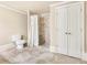 Basement bathroom with a walk-in shower and double doors at 206 Woodridge Pkwy, Canton, GA 30115