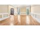 Bright living room with hardwood floors and entryway at 206 Woodridge Pkwy, Canton, GA 30115