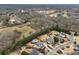 Aerial view of house and surrounding neighborhood at 206 Woodridge Pkwy, Canton, GA 30115