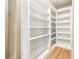 Large walk-in pantry with ample shelving at 206 Woodridge Pkwy, Canton, GA 30115