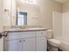 Renovated bathroom, granite countertop and bathtub at 3485 Tarragon Dr, Decatur, GA 30034