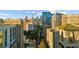 High-rise buildings and city streets, aerial view at 805 Peachtree St # 515, Atlanta, GA 30308