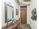 Elegant entryway with a console table and mirror at 805 Peachtree St # 515, Atlanta, GA 30308