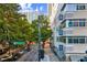 View of building exterior and nearby intersection at 805 Peachtree St # 515, Atlanta, GA 30308