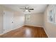 Hardwood floors and ample closet space in this bright bedroom at 148 Walker Nw Rd, Cartersville, GA 30121