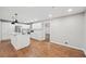 Modern kitchen with white cabinets, stainless steel appliances, and island at 148 Walker Nw Rd, Cartersville, GA 30121