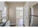 Kitchen with view into adjacent living area at 2182 Loring Ct, Decatur, GA 30032
