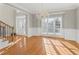Spacious dining room with hardwood floors and a chandelier at 3356 Renfro St, Marietta, GA 30066