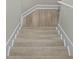 Modern stairs with light grey wood-look flooring at 3356 Renfro St, Marietta, GA 30066
