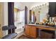 Main bathroom with large vanity, bathtub and shower at 4450 Millenium View Ct, Snellville, GA 30039