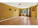 Inviting living room with natural light, hardwood floors, and neutral walls at 4450 Millenium View Ct, Snellville, GA 30039