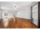 Spacious living room with hardwood floors and neutral walls at 5480 Sable Bay Pt, Atlanta, GA 30349