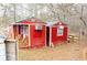 Two red guest houses with AC units at 1400 New Hope Church Rd, Loganville, GA 30052