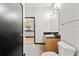 Clean bathroom with modern vanity and tiled floors at 5300 Peachtree Rd # 3510, Chamblee, GA 30341