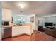 Kitchen features stainless steel appliances and white cabinets at 851 Louisa Ln, Lithonia, GA 30058