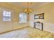 Charming dining room with tile floors, a chandelier, and a decorative console table at 103 Linton Dr # 1, Acworth, GA 30102