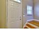 Inviting entryway with hardwood floors and a coat closet at 103 Linton Dr # 1, Acworth, GA 30102