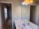 Double vanity bathroom with a large mirror at 2119 Gorman Se Grv # 126, Atlanta, GA 30316