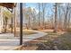 View of backyard deck and walkway from under house at 6180 Chastain Way, Fairburn, GA 30213