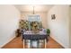 Bright dining room with table, chairs and plants at 1328 Stone Bay Sw Dr, South Fulton, GA 30331