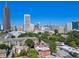 Property's central location with Atlanta skyline in the background at 229 Ponce De Leon Ne Ave # 10, Atlanta, GA 30308