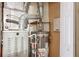 Mechanical room with water heater and furnace at 348 Red Oak Run, Marietta, GA 30008