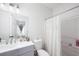 Bathroom with tub shower combo and vanity at 6412 Wedgeview Dr, Tucker, GA 30084
