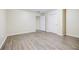 Finished basement room with vinyl flooring and closets at 5490 Powers Overlook Ct, Atlanta, GA 30327