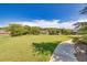 Expansive community green space with lush lawn, mature trees, and sidewalks, ideal for recreation and leisurely strolls at 741 Cams Crk, Mcdonough, GA 30253