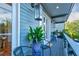 Relaxing balcony with seating area and lush greenery at 2188 Niles Pl, Atlanta, GA 30324