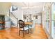 Bright dining room with hardwood floors and access to kitchen at 2188 Niles Pl, Atlanta, GA 30324