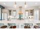 Spacious kitchen with white cabinets, large island, and modern appliances at 2188 Niles Pl, Atlanta, GA 30324