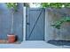 Gray wooden gate provides access to the property at 2188 Niles Pl, Atlanta, GA 30324