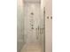 Clean shower with glass enclosure and modern fixtures at 2746 Emerald Dr, Jonesboro, GA 30236