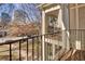 View from second balcony showing a tree lined street at 935 Piedmont Ave # 201, Atlanta, GA 30309