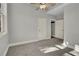 Spacious bedroom with ceiling fan and neutral decor at 935 Piedmont Ave # 201, Atlanta, GA 30309