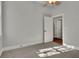 Bright bedroom with carpet flooring and access to another room at 935 Piedmont Ave # 201, Atlanta, GA 30309