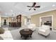 Finished basement with a bar and sitting area at 1584 Fernstone Nw Cir, Acworth, GA 30101