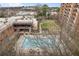 Aerial view of community pool and surrounding buildings at 300 Johnson Ferry Ne Rd # A706, Atlanta, GA 30328