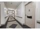 Hallway with dark patterned carpet runner at 300 Johnson Ferry Ne Rd # A706, Atlanta, GA 30328