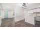 Bright living room with light wood flooring and an open concept design at 1846 Oakmont Nw Dr, Atlanta, GA 30314