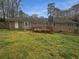 Large backyard with a deck at 2082 Rainbow Dr, Snellville, GA 30039