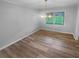 Dining room featuring a chandelier and large window with natural light at 2082 Rainbow Dr, Snellville, GA 30039