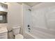 Bathroom with shower/tub combo and a vanity at 1203 Sandune Dr, Norcross, GA 30093