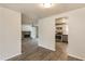 Eat-in kitchen featuring stainless steel appliances and white cabinets at 1203 Sandune Dr, Norcross, GA 30093